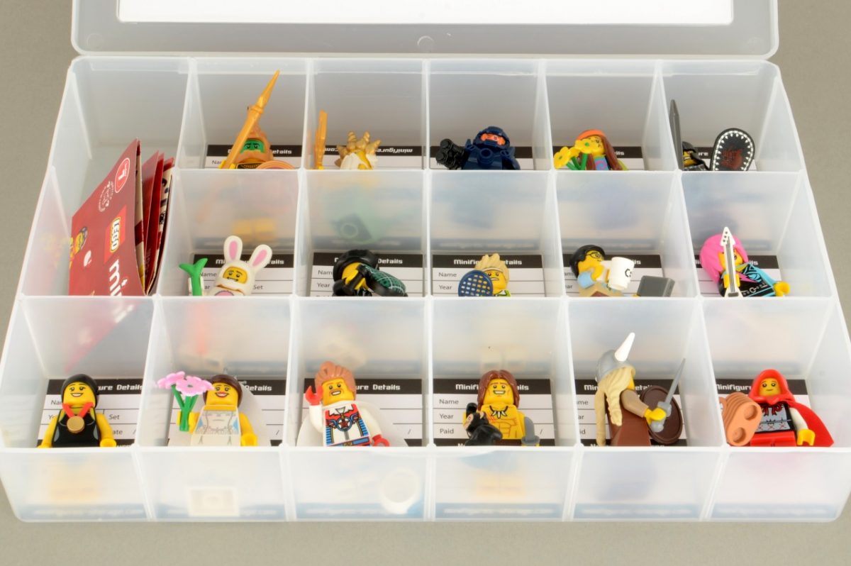 Boîtes de tri pour figurines