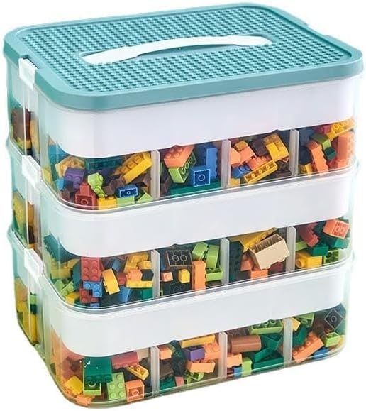 Drievoudige Opbergbox Transparant