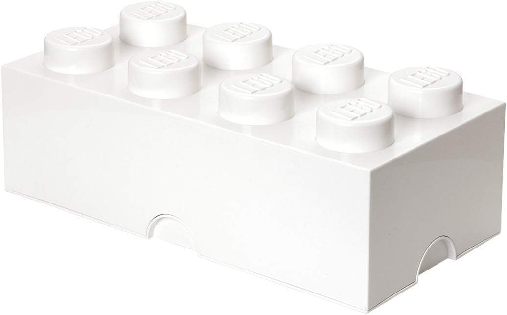 LEGO Opbergsteen 8 Noppen Wit