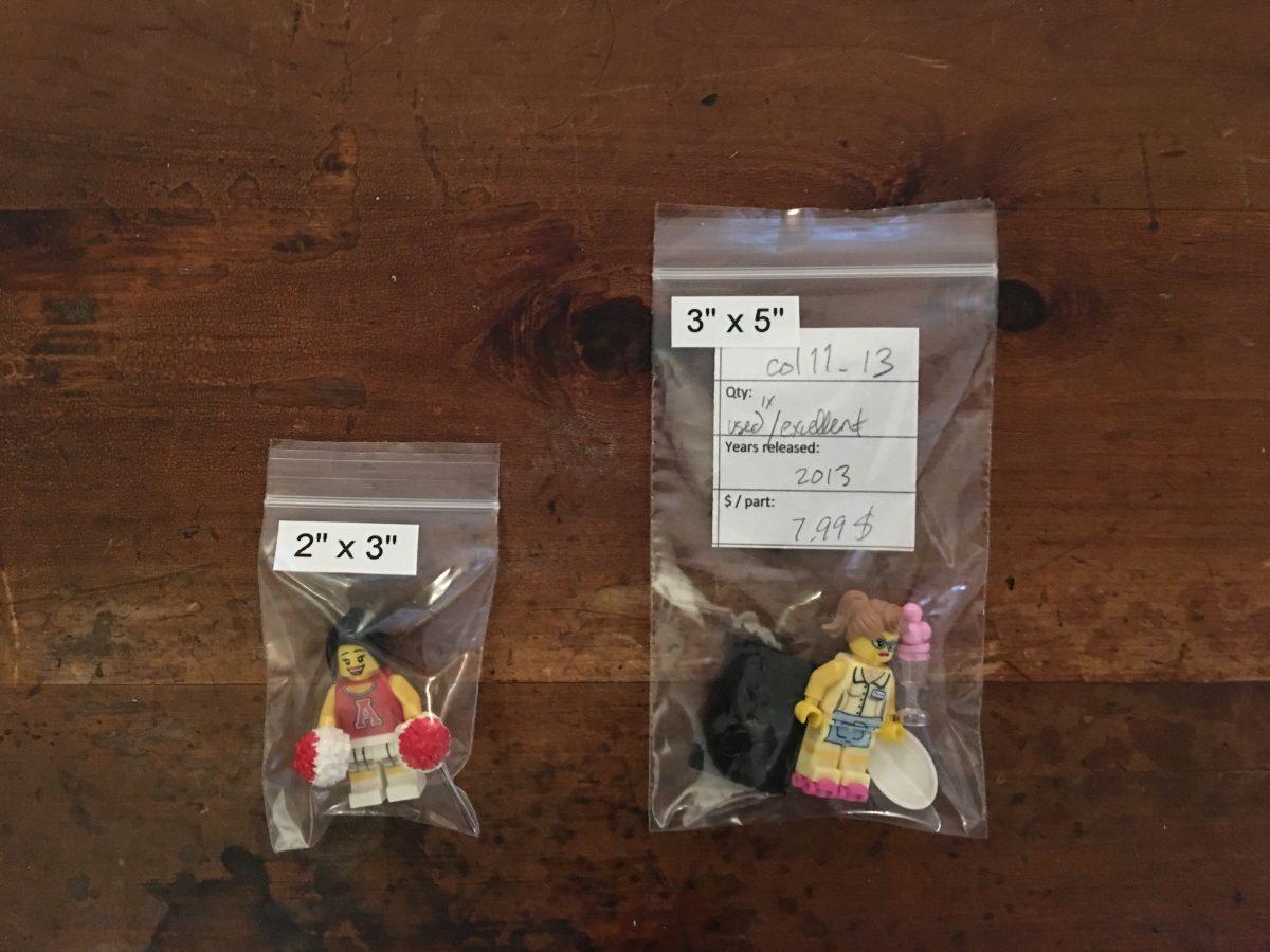 Sachets en plastique pour figurines