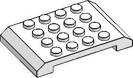 4×6×⅔ Wedge Roof w/ Studs