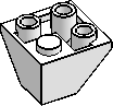 -45° 2×2 Inv. Corner Slope