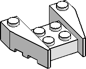 72° 3½×4 Wedge w/ Cutout
