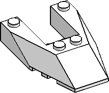6×4 Wedge Slope w/ Cutout