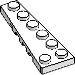 80° 6×2 Wedge L.