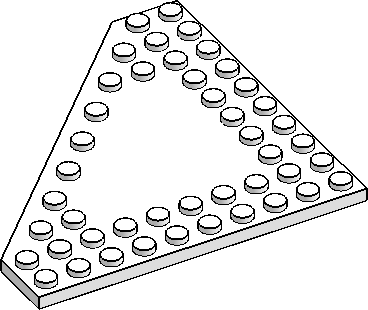 45° 10×10 Corner w/ Edge Studs