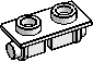 1×2 Hinge, Top