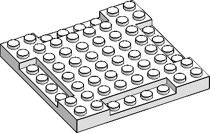 8×8×⅔ w/ Studs