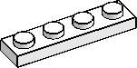 1×4