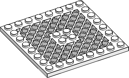 8×8 Plate w/ Grille