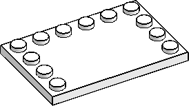 4×6, Studs 3-Edges