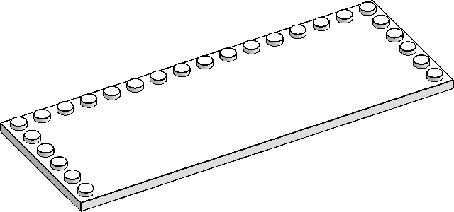 6×16, Studs 3-Edges
