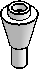 1×1 Cone, Inv. w/ Bar