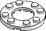 4×4 Round w/ 2×2 Cutout