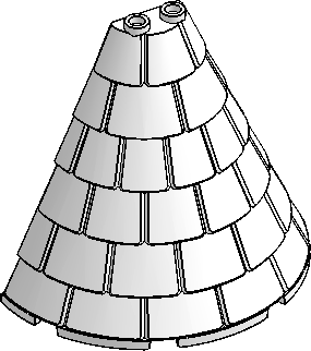 4×8×6 ½-Cone, Tiled