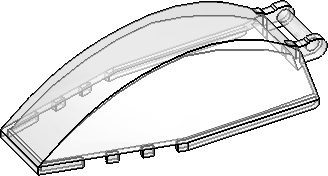 8×4×2 Windscreen, Curved