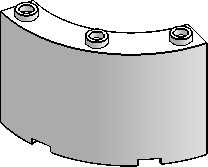 4×4×3, Ø8 ¼-Cylinder