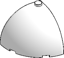 4×4×2⅔ ¼-Dome