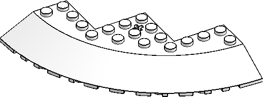 10×10 Corner, 33° Slope