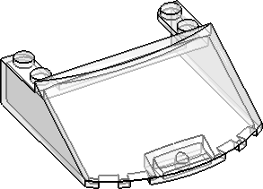 6×6×1⅔ Windscreen, Curved