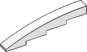 8×1×1⅔ Curved