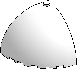5×5×3⅓ ¼-Dome