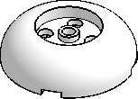 4×4×1 Dome w/ Recess