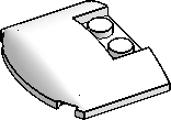 3×4×⅔ Curved Roof