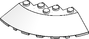6×6 Corner, 33° Slope
