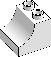 DUPLO 2×2×1½ Concave