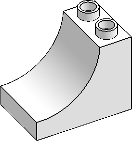 DUPLO 2×3×2 Concave