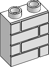 DUPLO 1×2×2 Panel, Masonry