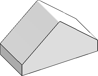 DUPLO 45° 4×2 Slope, Double