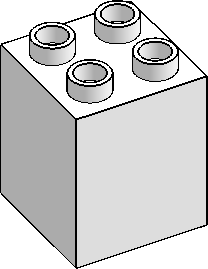 DUPLO 2×2×2 Brick