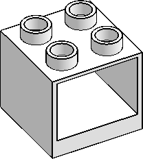 DUPLO 2×2×1½ Cabinet