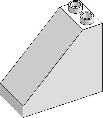 DUPLO 45° 4×2×3 Slope