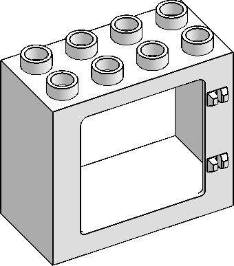 DUPLO 2×4×3 Window Frame