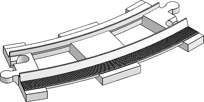 DUPLO Train Track, Curved