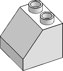 DUPLO 45° 2×2×1½ Slope