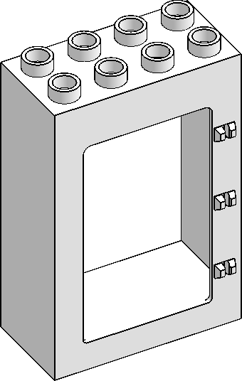 DUPLO 2×4×5 Door Frame