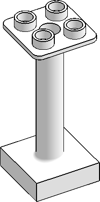 DUPLO 2×2×4 Support