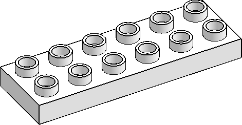 DUPLO 2×6 Plate