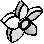 Flower, 5-Petal w/ Stem