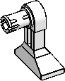1×2×2 Droid Leg w/ Technic Pin