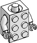 2×3 Brick Minifig Torso