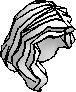 Hair, Part Over Right Shoulder