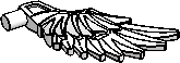 Wing, Feathered w/ Bar