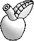 Apple w/ Leaf