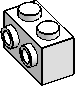 1×2 Studs 1-Side