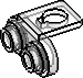 Minifig Bracket w/ 2-Studs